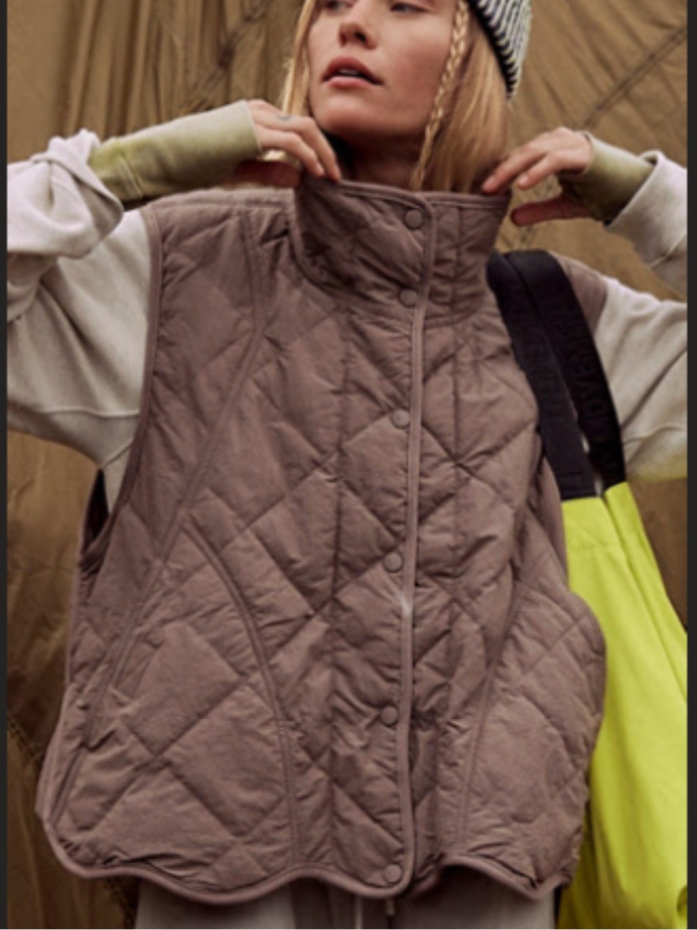 Free People Quinn Quilted Puffer Vest